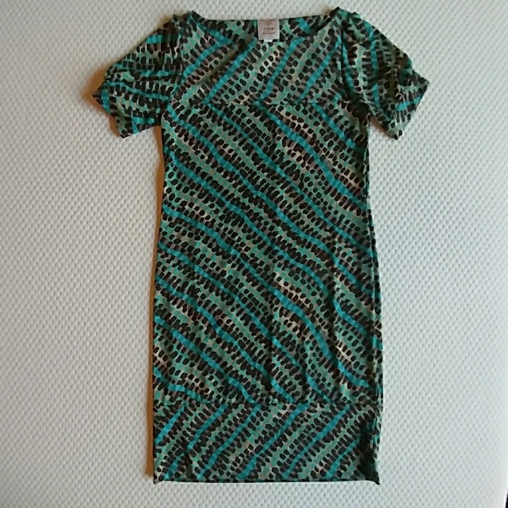 Teal/Turquoise A-line Dress
